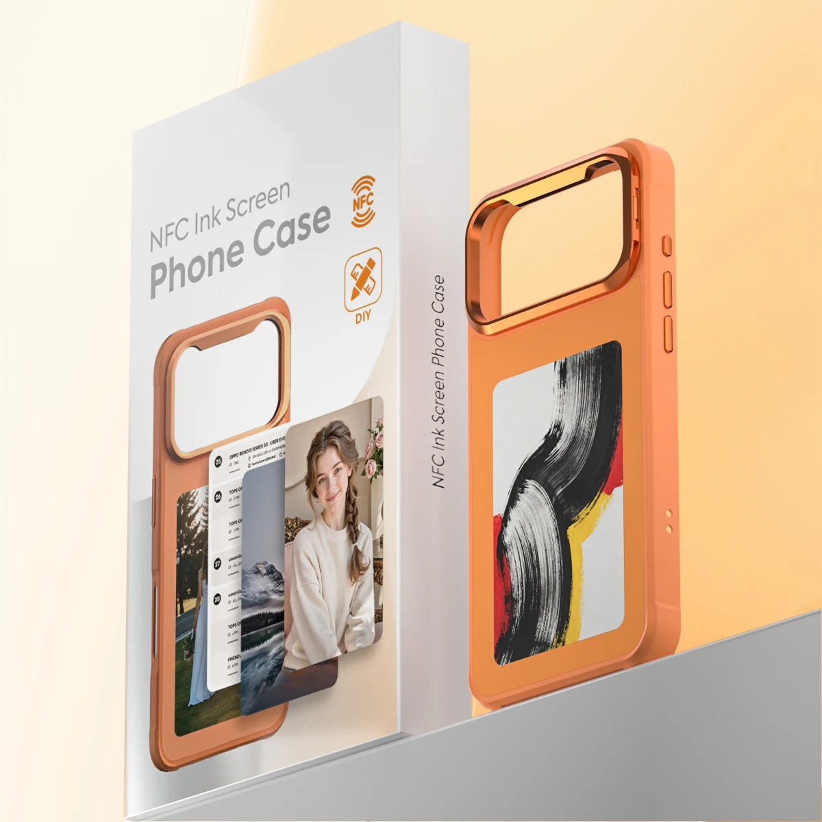 Funda  para iPhone 17 Pro Max - disponible en colores negro, gris y naranja.