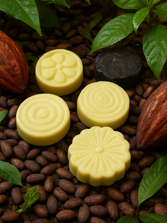 Barra de Manteca de Cacao Pura 100% Orgánica – Nutrición Profunda